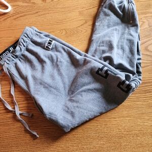 PINK Victoria's Secret Gray Logo Sweatpants
